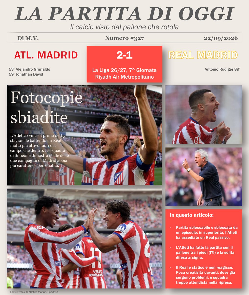 MV_05_'s tweet photo. #LALIGAEASPORTS #AtletiRealMadrid partita sbloccata dal rosso a Huijsen nel 2T. L'#AtleticoMadrid si snatura ed alza il suo baricentro a fronte di un #RealMadrid nullo, che pur essendo 0-2 aggiunge due difensori per difendere chissà cosa. #Mourinho sa benissimo che il... https://t.co/o0sRgGBEfo