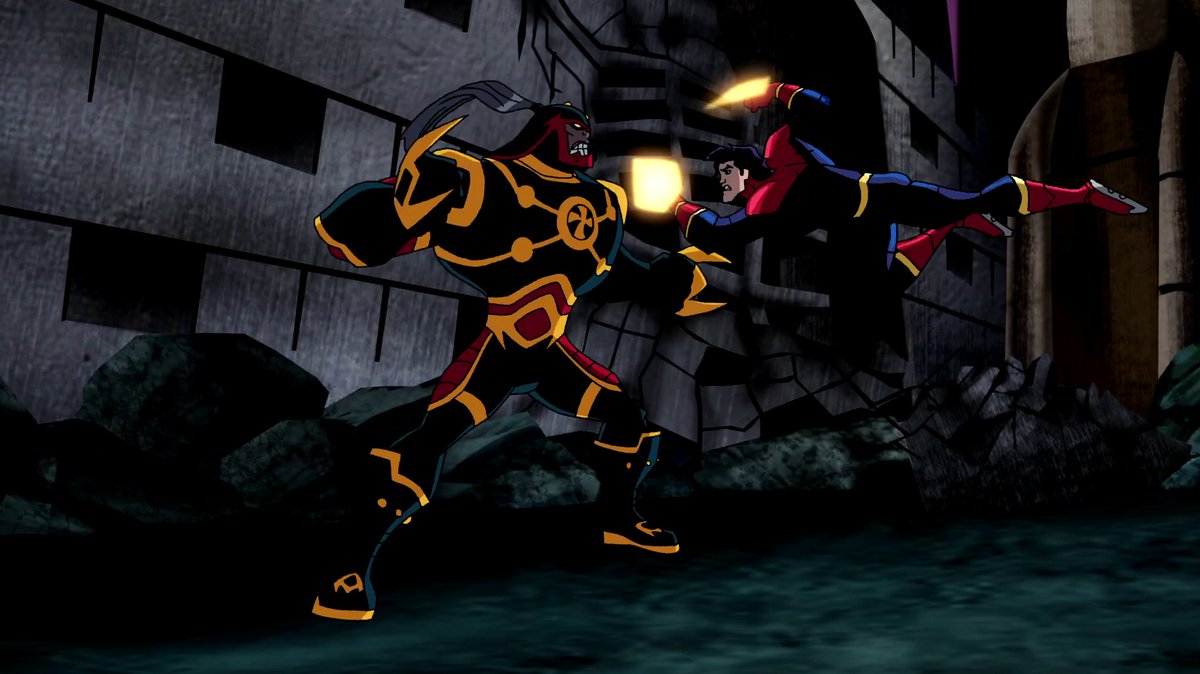 worldsfinest's tweet photo. The Legion of Super Heroes episode "Man From the Edge of Tomorrow, Part 1" debuted on this day (Sept. 22) in 2007. Season two gets off to a terrific start as the Super-Clone Kell-El recruits the Legion to halt Imperiex's evil plot! #LegionOfSuperHeroes #LOSH #LongLiveTheLegion https://t.co/JRzHFnXWPl