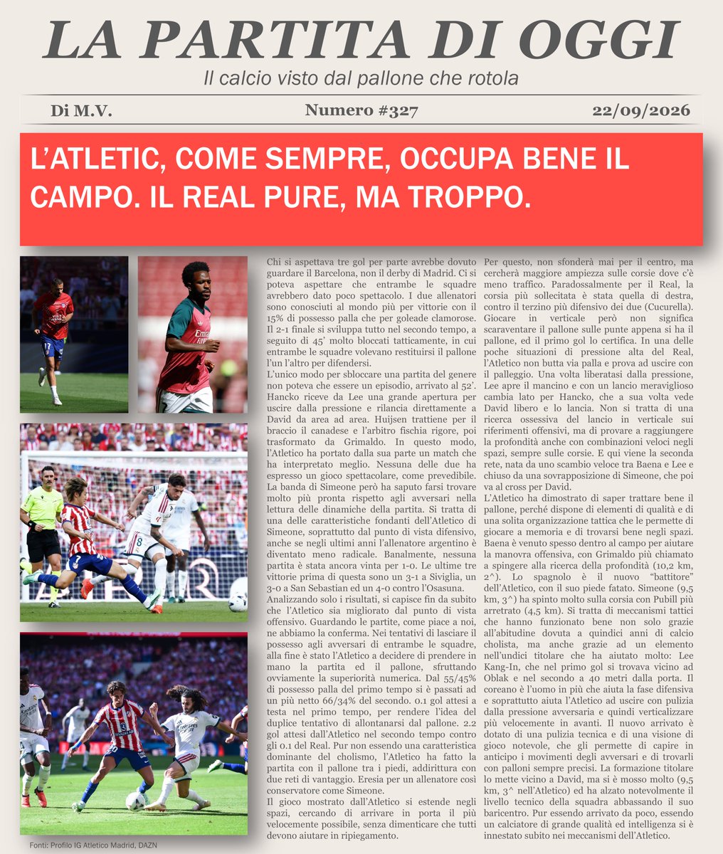 MV_05_'s tweet photo. ...problema del #RealMadrid non è l'arbitro, ma non riuscire a rendersi pericoloso davanti pur avendo una squadra fortissima. Il teatrino è solo per distrarre. L'#AtleticoMadrid ne approfitta grazie anche ai nuovi acquisti già ben integrati. #LALIGAEASPORTS #AtletiRealMadrid https://t.co/NyEZ0otGMG