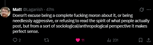 kaedabesta's tweet photo. @lofibanshee @Laganish I don't think Matt justified anything about people's reactions at all. I think you misunderstand that. I also don't really see how saying that gives any window? People just say shit regardless of whether a youtuber does. https://t.co/vFdLhsmFAM