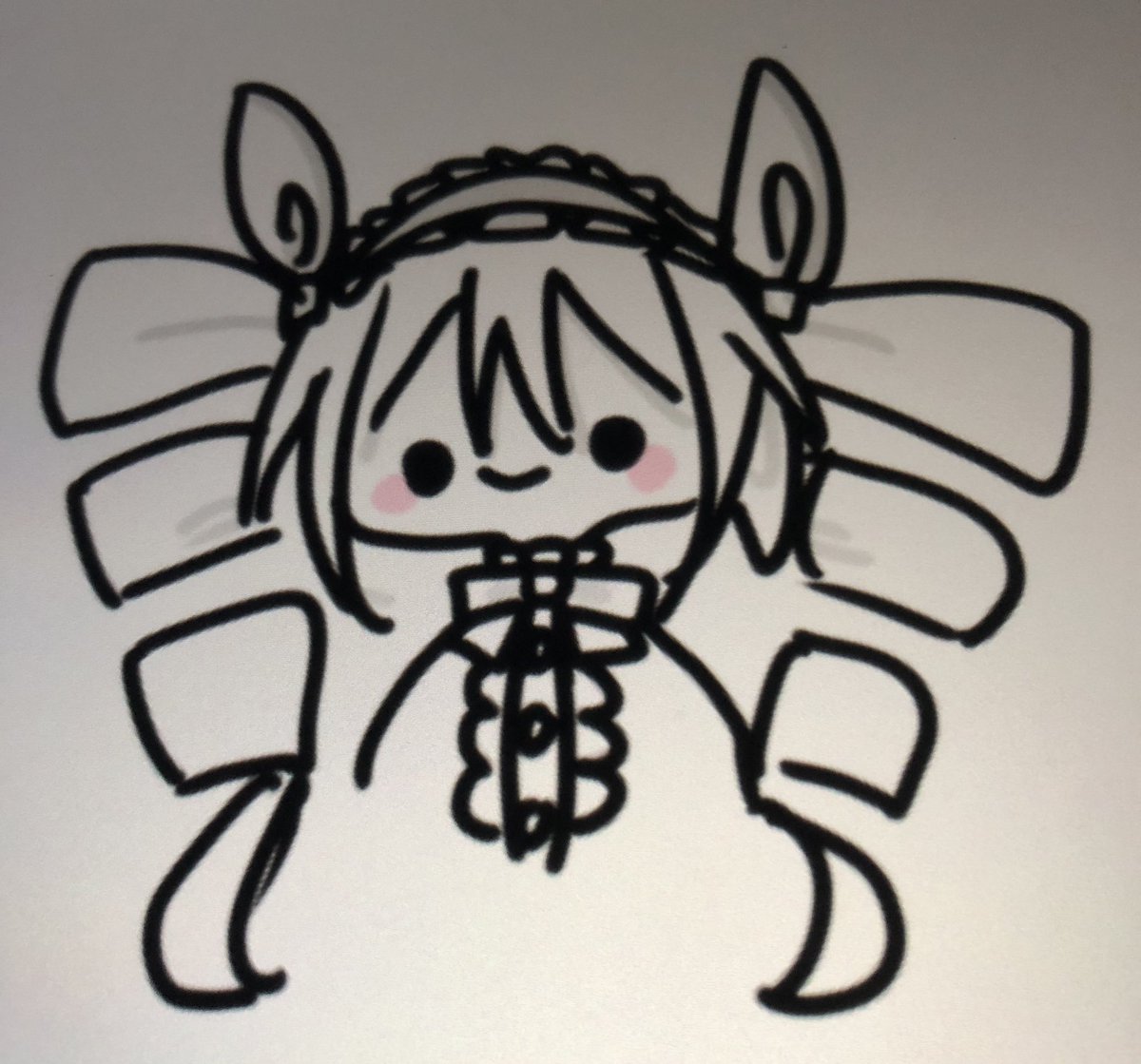 NB255jc8Tx58082's tweet photo. 勉強が嫌すぎて描いた二刃姉さん
おめめとほっぺ可愛く描きすぎた https://t.co/LV06YL7psY