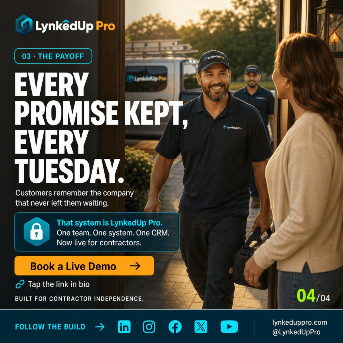 lynkedupSaaS's tweet photo. Two jobs found out about each other on the driveway.

Same crew. Same Tuesday.

The Calendar Conflict Panel flags it the second it's booked, not the
morning of.

https://t.co/lM7DmUyjuK

#RoofingContractor #RoofingCRM #usa #texas #lynkeduppro https://t.co/IwDtgVzi8u