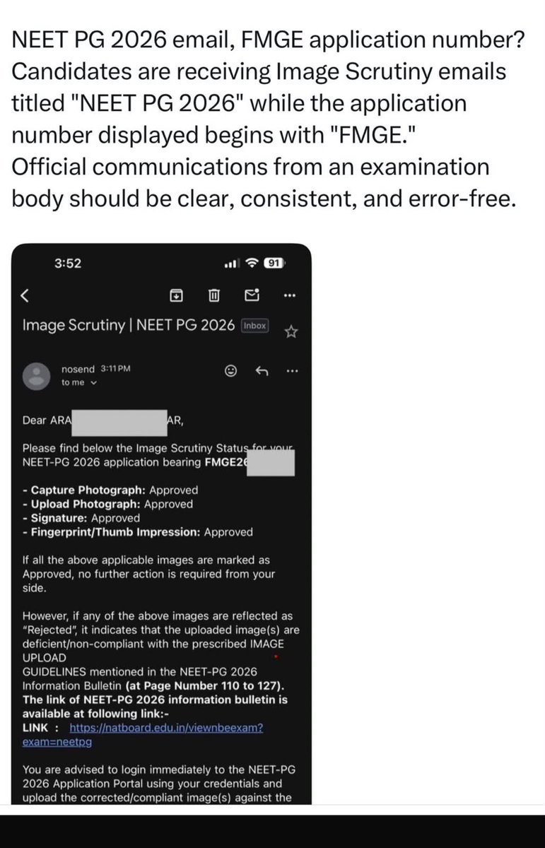 dr_singh09's tweet photo. I'm requesting u NBEMS please result sahi de dena💯🙏
#Nbems #neetpg #neetpgresult #neetpg2026 #doctors https://t.co/5mVdeLyx8Z