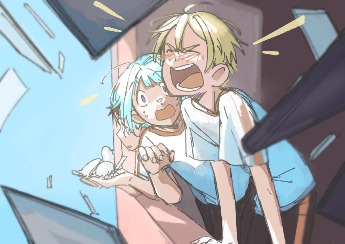 pinecone333333's tweet photo. "I don't love you!!!" Remake :D
2026//2022

#enstars #watatomo https://t.co/sOBOeMHO2h