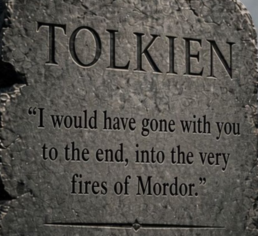 Aisling_'s tweet photo. "No de las películas, sino de la palabra escrita", dice… y procede a poner una cita de las películas. Y con IA. 😓

Hoy es #HobbitDay y todo debiera ser lindo pero reclamo mi derecho al #MartesDeOdio para decir que los Tolkienposers me caen como patada de troll. 🙄 https://t.co/sjJ9aY6oi3