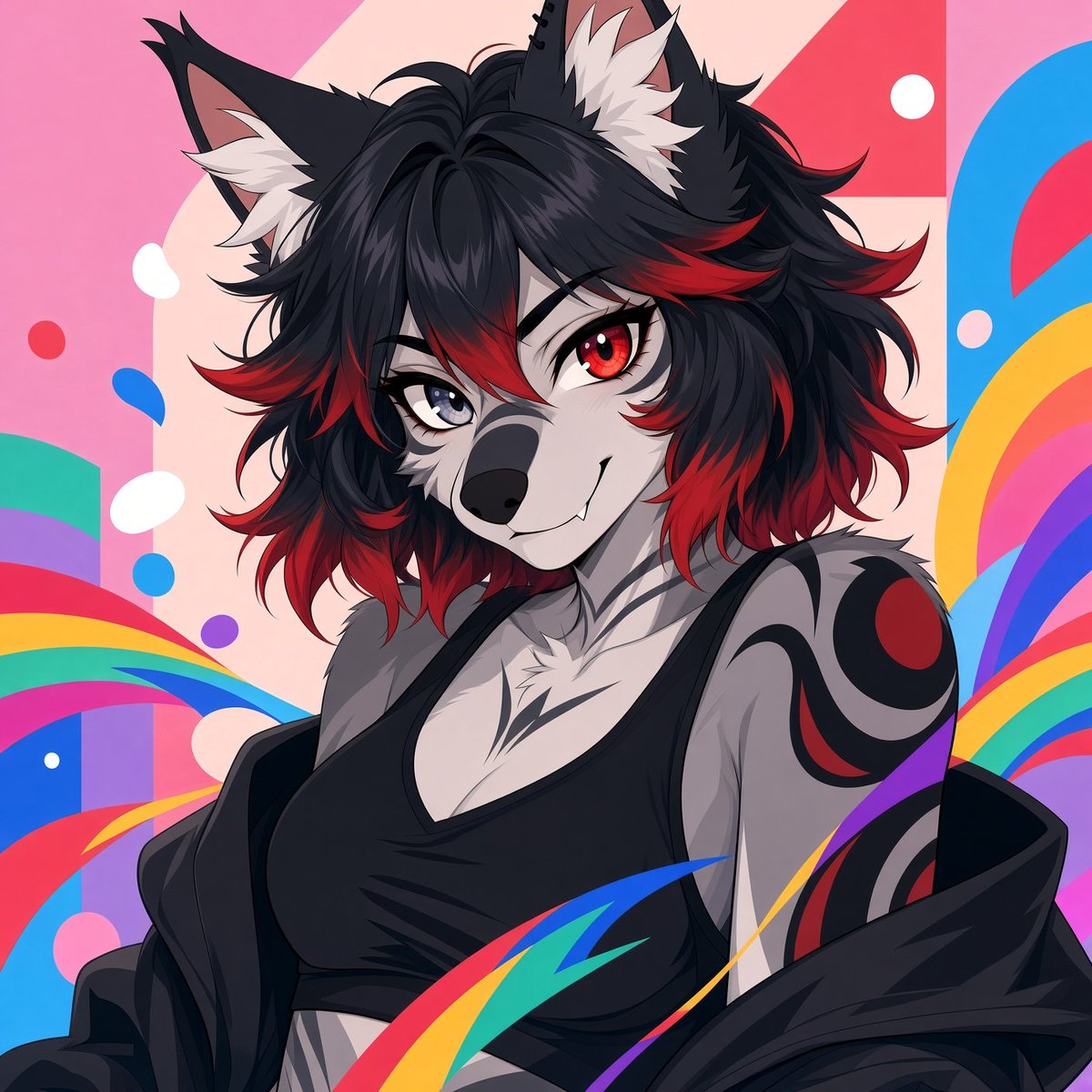 SofiaAlica's tweet photo. Commission Complete 🔥
Another Character, Another Energy 💪
Vector Portrait for a client who wanted chaos with clean lines 😃😘
.
.
.
.
.
#commissionsopen #digitalart #furryart #vectorart https://t.co/cfKCxi6AvW