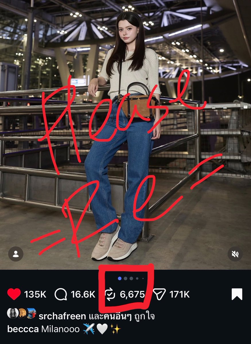 khema_man's tweet photo. ใครยังไม่รีค้าาาา Re หน่อยเร้ว ยอดมันต้องวิ่งไปทางเดียวกัน

Engage frome right to left

Save => Re => Share => Comments => Like

ป้องกันไลค์หลุด step by step gogo🔥

REBECCA FLY TO MFW
#BeckyxMFWTodsSS27 
#Tods #TodsSS27 
#beckysangels https://t.co/h0PN4QJzOc