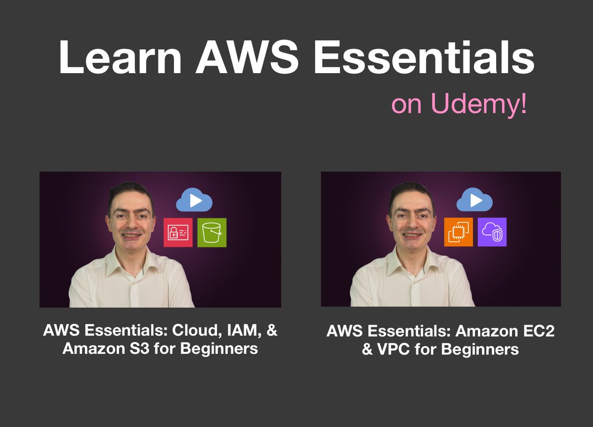 emrey_shikisoft's tweet photo. A strong AWS foundation is crucial for building scalable Gen AI apps because the cloud remains the most practical place to deploy them securely and reliably. AWS IAM, Amazon S3, EC2, and VPC are the backbone of AWS. You encounter them everywhere, often when you don't expect it.

That's why I built the AWS Essentials series on @udemy  before working on new courses for AWS AI certifications and services. 

#AWS #CloudComputing