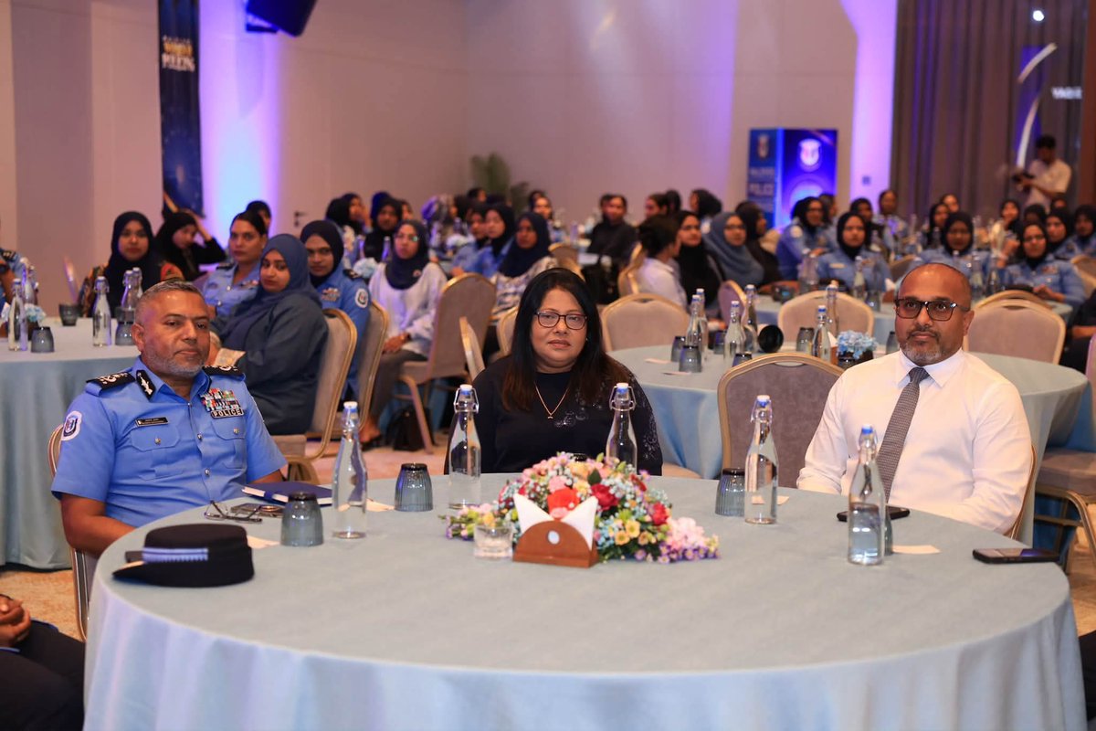 CorrectionsMv's tweet photo. Assistant Superintendent of Prisons Shahuma Mohamed Waheed participated in the celebrations of Maldives Women in Policing Day 2026!

We take this opportunity to applaud and honour the dedication, resilience, courage, invaluable contributions as well as the achievements of women in policing in the past and present. We also wish for further growth of women in policing in future.
@Homeministrymv @Policemv