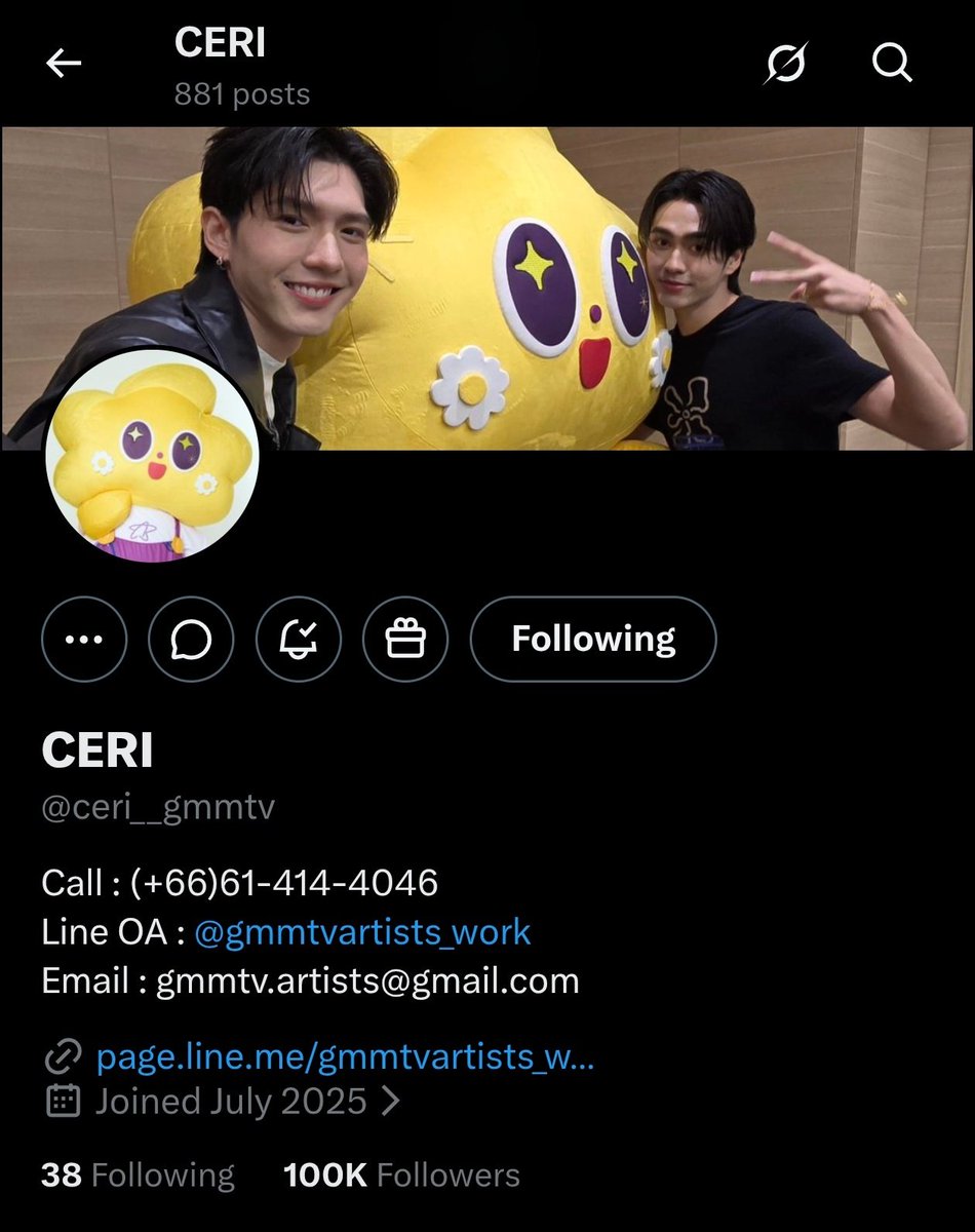 SG_F_SG's tweet photo. 💫 CERI's x 100k 🎉🎉
@ceri__gmmtv 

ได้รับความรักอย่างดีจากทุกๆคนเลยนะเจ้าหนูของอุนยาย 🌟
#CERI https://t.co/9sAiFYaSSU