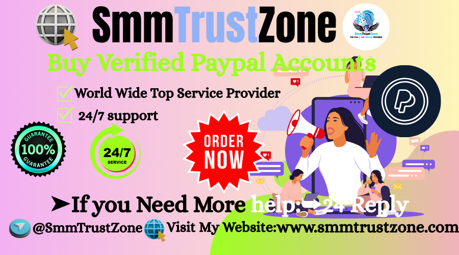SmmTrustZone44's tweet photo. Buy Verified PayPal Accounts Online – Safe &amp; Reliable

➤For 24/7 Support Contact Us Now:
✅WhatsApp : +1 (586) 298-0913
✅Telegram : @smmtrustzone
✅Gmail : smmtrustzone@gmail.com
#buyverifiedpaypalaccounts https://t.co/zfzZvgBNFg