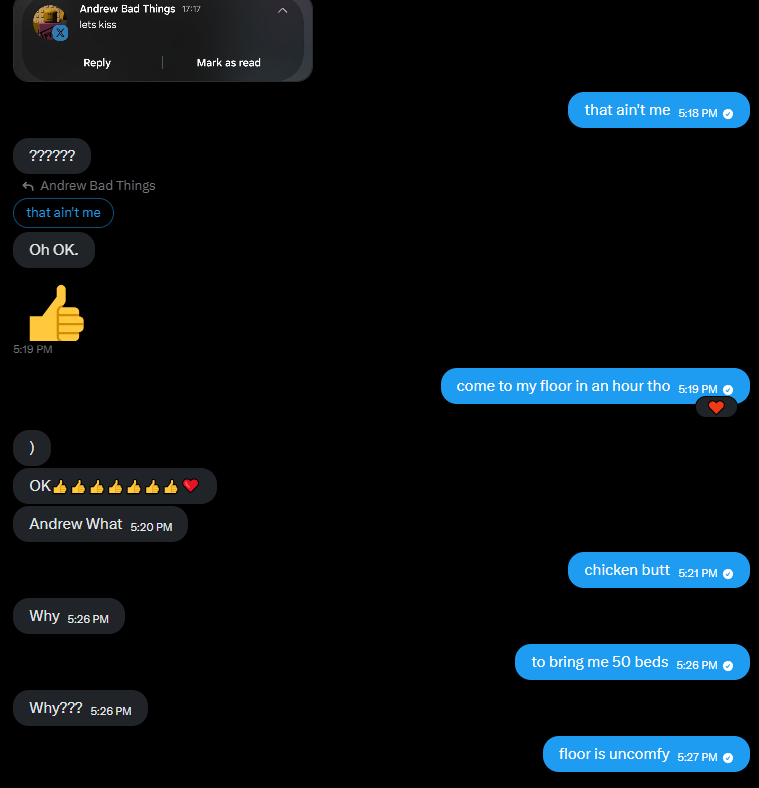 sailingawayto's tweet photo. @ScrewTumors that is edited. i never said those things neither am i attractebd to you that way bro
stop making everything about yourself or trying to make me look bad. you're making drama for no reason at all oh my gfoddd bruhhhhhh https://t.co/aCRzaeX8jG