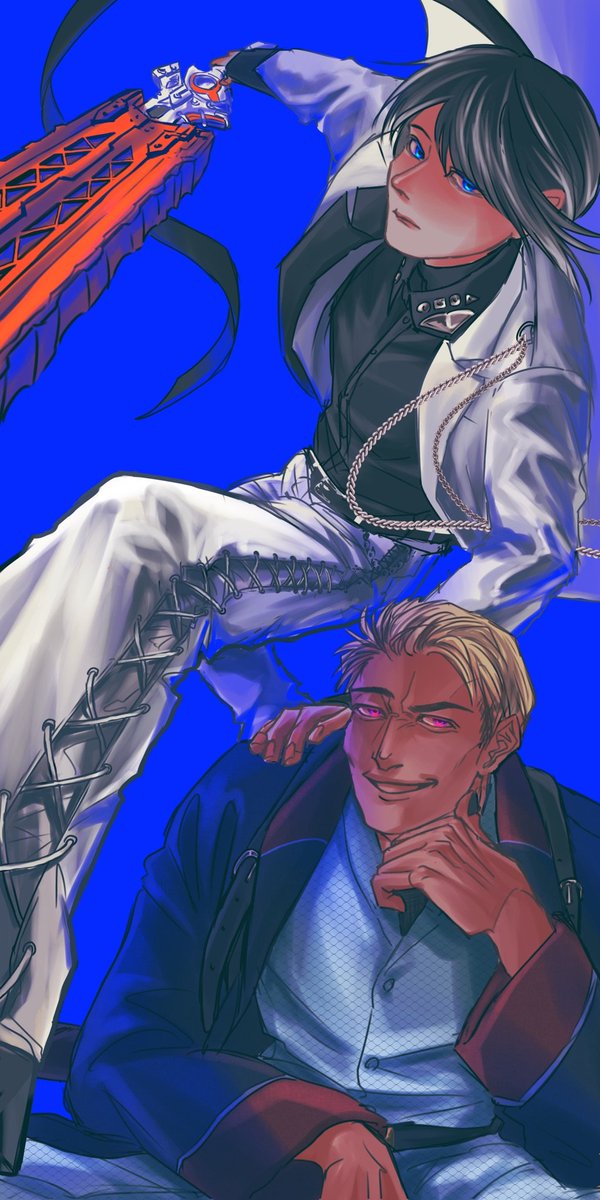 sarusan4242's tweet photo. 「「お前の相手は俺じゃない」」 https://t.co/M67UPG9MfQ