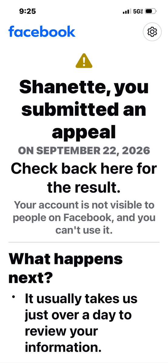 Netty2242's tweet photo. @facebook @meta you suspended my account saying it’s fake submitted photos did text verification please fix it https://t.co/slwIUMZx6r
