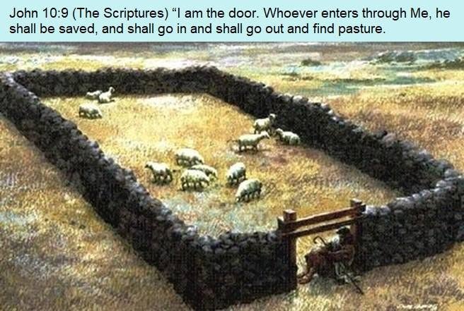 EricAlanMarx's tweet photo. John 10:9 (The Scriptures) “I am the door. Whoever enters through Me, he shall be saved, and shall go in and shall go out and find pasture. https://t.co/0wt2IzDS7C