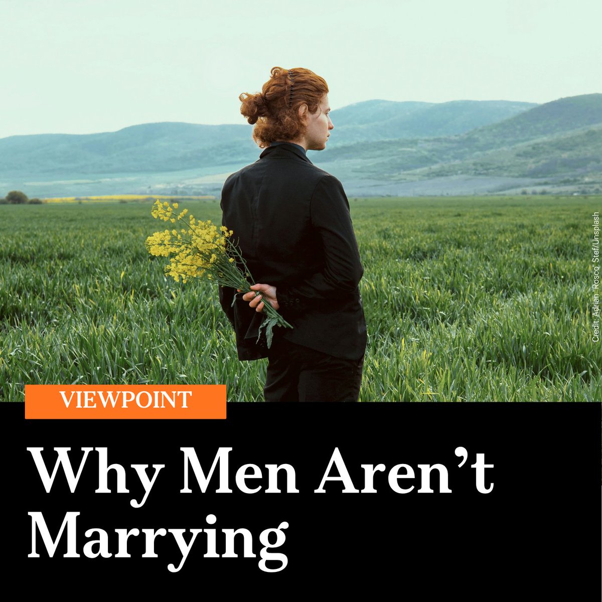 EpochTimes's tweet photo. 🚨Why Men Aren’t Marrying

Young men haven’t given up on marriage. But many have no internal road map or GPS to help them get there...