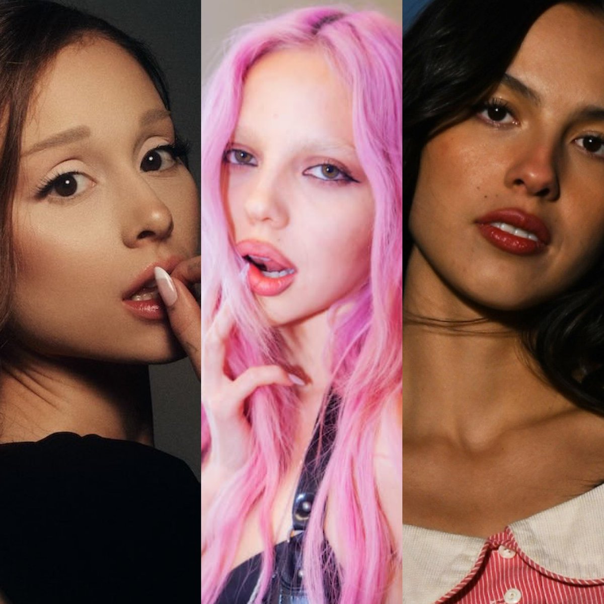 BuzzingPop's tweet photo. ADÉLA joins Olivia Rodrigo and Ariana Grande as the only female artists to simultaneously chart multiple songs in the Top 3 on global Spotify this year. https://t.co/oF3JsXGvsR