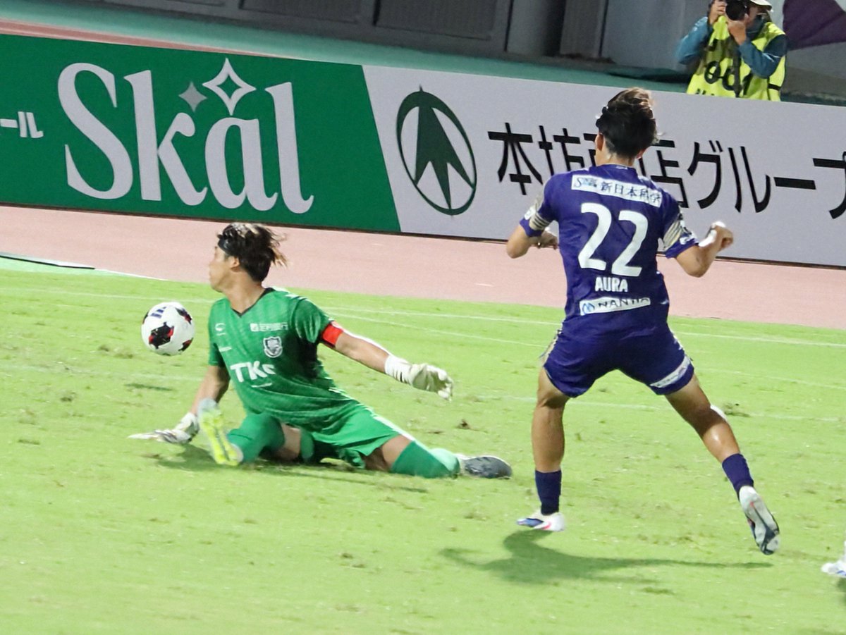 miyuki6202018's tweet photo. 【2026.9.19 鹿児島vs栃木SC】
オーラくんのゴール！
思わず『行けー！』って叫びながら撮ってました。
#ゆなぱちり2627 https://t.co/QzhWTsUu5l