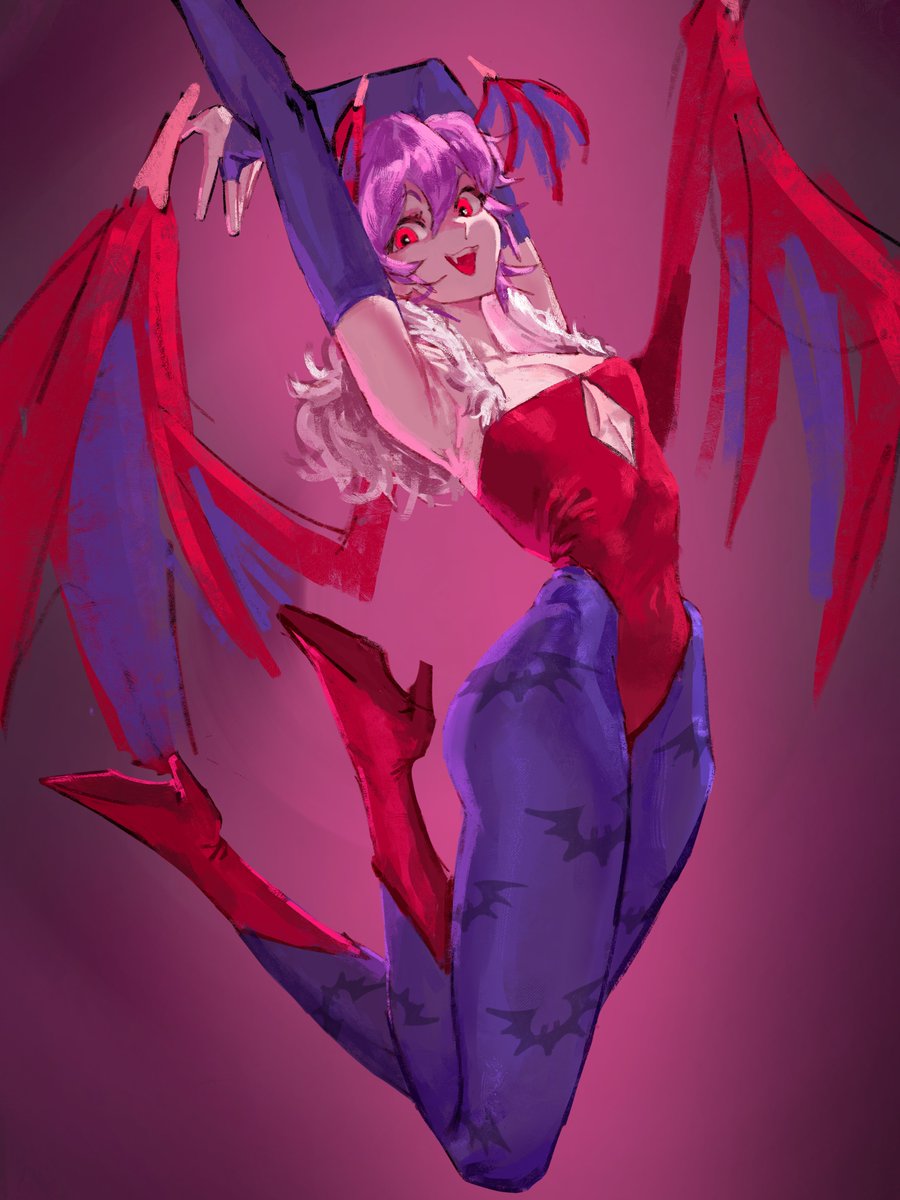 yoramonbabe's tweet photo. lilith from #darkstalkers 🦇 https://t.co/CEG42ObqOi