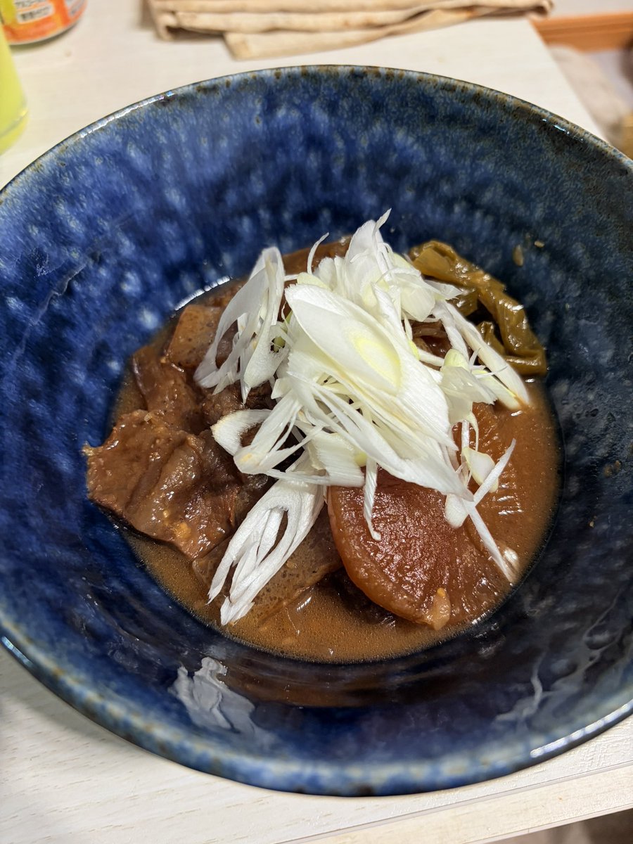 kure_0228maaaa's tweet photo. 昨日作った牛すじ煮込み
俺センスあるかも https://t.co/gXie8iB3JO