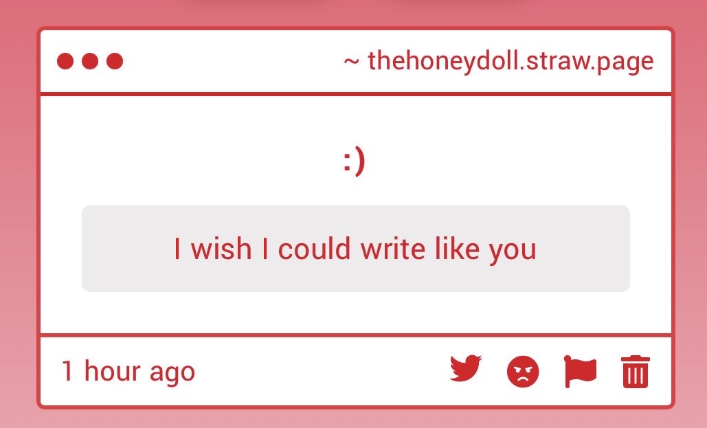thehoneydoll_'s tweet photo. 1 READ OFTEN. i dont just mean fic. read books, poetry, articles. find beauty in syntax and then break every rule you can as you develop your voice and prose

2 WRITE OFTEN. the more you practice the better you get

3 TALK TO WRITERS. get feedback from other creatives, it helps!! https://t.co/Ku6LGGlK9m