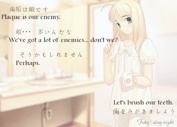 oujimaid's tweet photo. this is how i feel whenever i brush my teeth https://t.co/BXRnyZIu3L