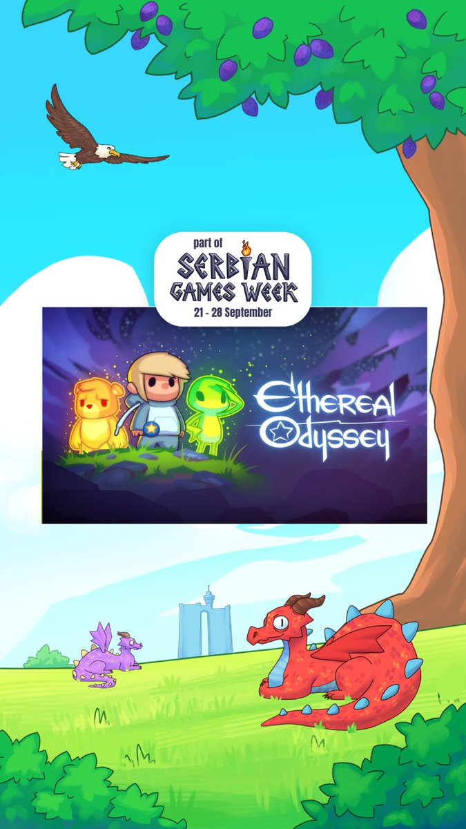 eo_ku3's tweet photo. Ethereal Odyssey is part of Serbian Games Week! 

Huge thanks to @SGA_Official_  for bringing Serbian games together on Steam. 

Very cool to see our little dream alongside names like @going_medieval and @TKIWGame. 

Explore: https://t.co/WdlbKF3fY1

#serbiangamesweek #EtherealOdyssey #indiedev #indiegame #Metroidvania