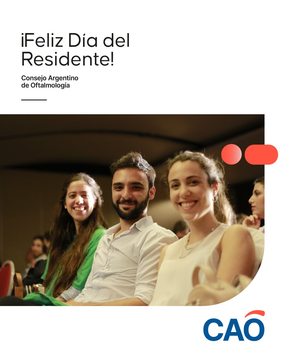 CAOarg's tweet photo. ✨ Hoy celebramos a quienes están aprendiendo, preguntando, investigando y dando sus primeros pasos en la oftalmología.

Desde el CAO acompañamos ese camino y buscamos brindarles herramientas para fortalecer su formación y acompañar su desarrollo profesional

¡Feliz Día! https://t.co/pbdrubF9a1