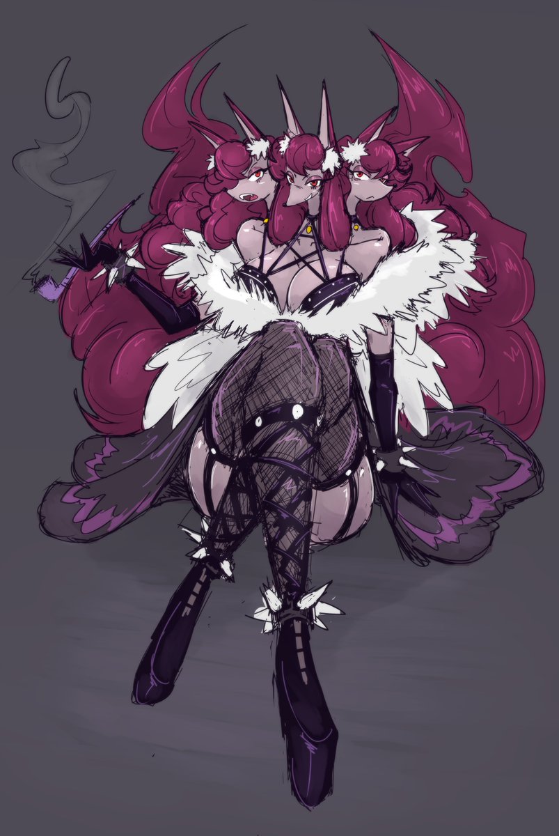 Mokkoyu_Mokk's tweet photo. Cerberus Betty https://t.co/4mnpTC8RWc
