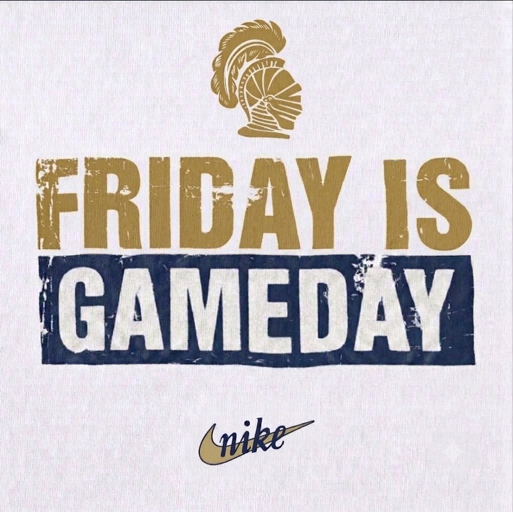 KnochFootball's tweet photo. Our Knoch Knights travel down the road to take on the Freeport Yellowjackets in our Battle for the Pike Trophy
#RYFP +10 #MedievalMindset🛡 #ChargeOn!⚔️ #Knightmare🛡⚔️ https://t.co/CCCwgOsD5K