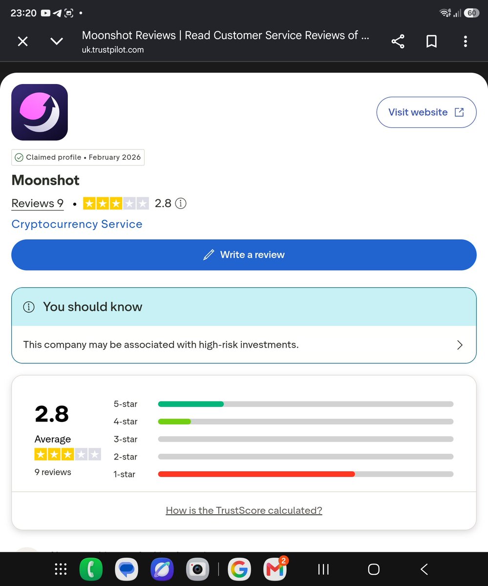 Luke48661595's tweet photo. @Brent1147446 @moonshot Be sure to leave @moonshot feedback on Play &amp; Trustpilot. They must not be allowed to get away with this. https://t.co/cJM2l7Q0kt