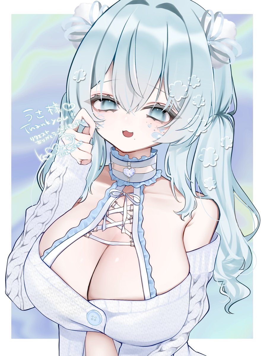usa3_vrc's tweet photo. にゃワニさんにイラスト描いていただきました😭🩵

ずーっと描いてもらう子をねりねり改変してたので可愛く描いてもらえて嬉しい🥲︎すき https://t.co/h7tch9mtv0