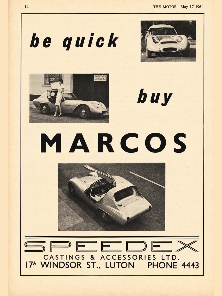marcoscarsuk's tweet photo. The Flying Splinter. An unconventional beginning to the Marcos story.
Drawing on his aircraft engineering experience, co-founder Frank Costin used a lightweight wooden chassis to help bring the first Marcos to life.
#MarcosCars #FlyingSplinter #ClassicCars #BritishSportsCars https://t.co/J6aaIJ6yUK
