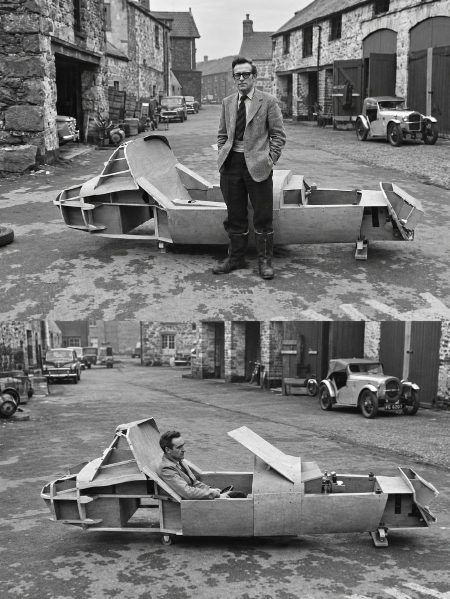 marcoscarsuk's tweet photo. The Flying Splinter. An unconventional beginning to the Marcos story.
Drawing on his aircraft engineering experience, co-founder Frank Costin used a lightweight wooden chassis to help bring the first Marcos to life.
#MarcosCars #FlyingSplinter #ClassicCars #BritishSportsCars https://t.co/J6aaIJ6yUK