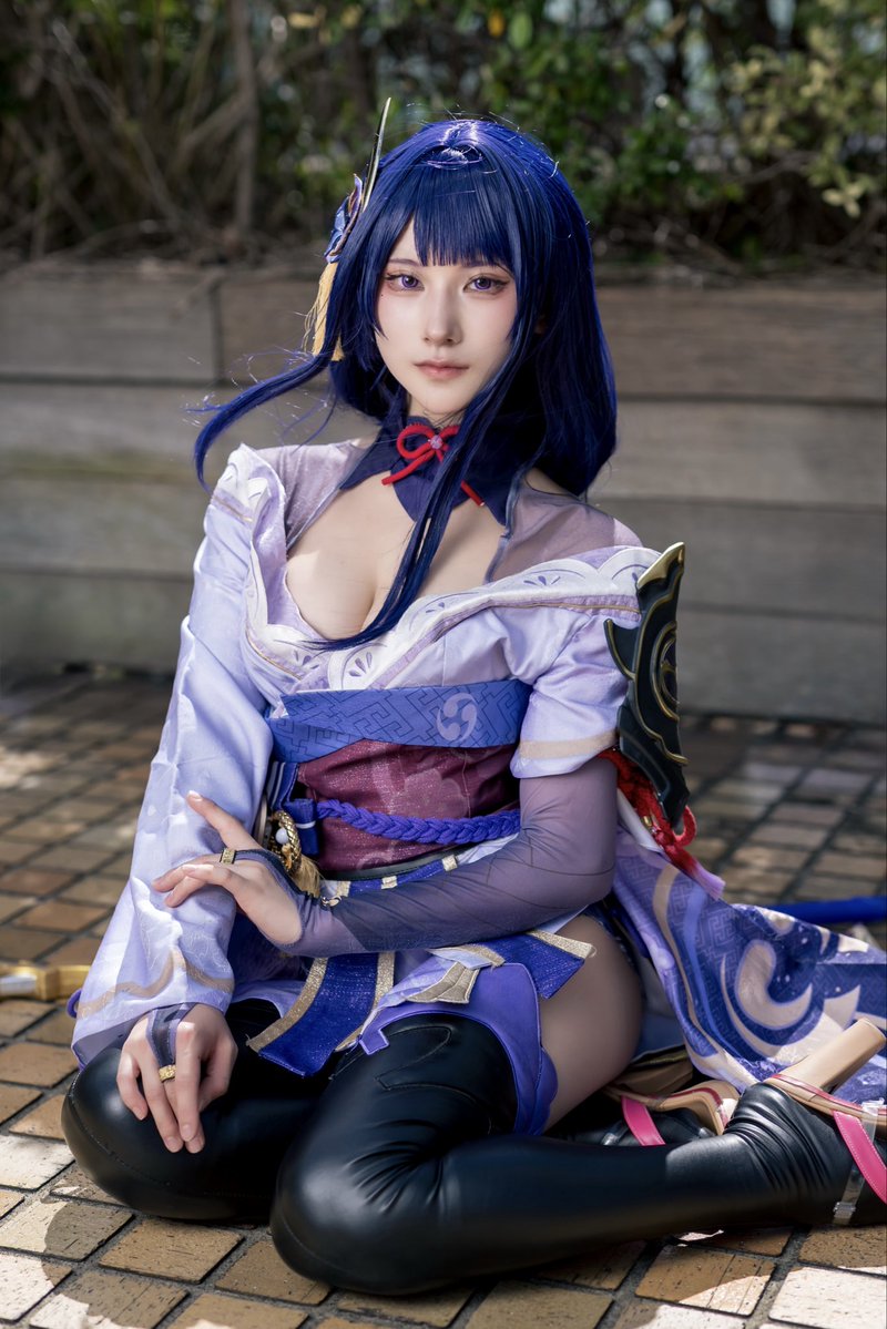 pii_0202's tweet photo. cosplay.
 原神 / 雷電将軍 

 #アコスタ池袋  #池アコ https://t.co/Bhfzyg89VF