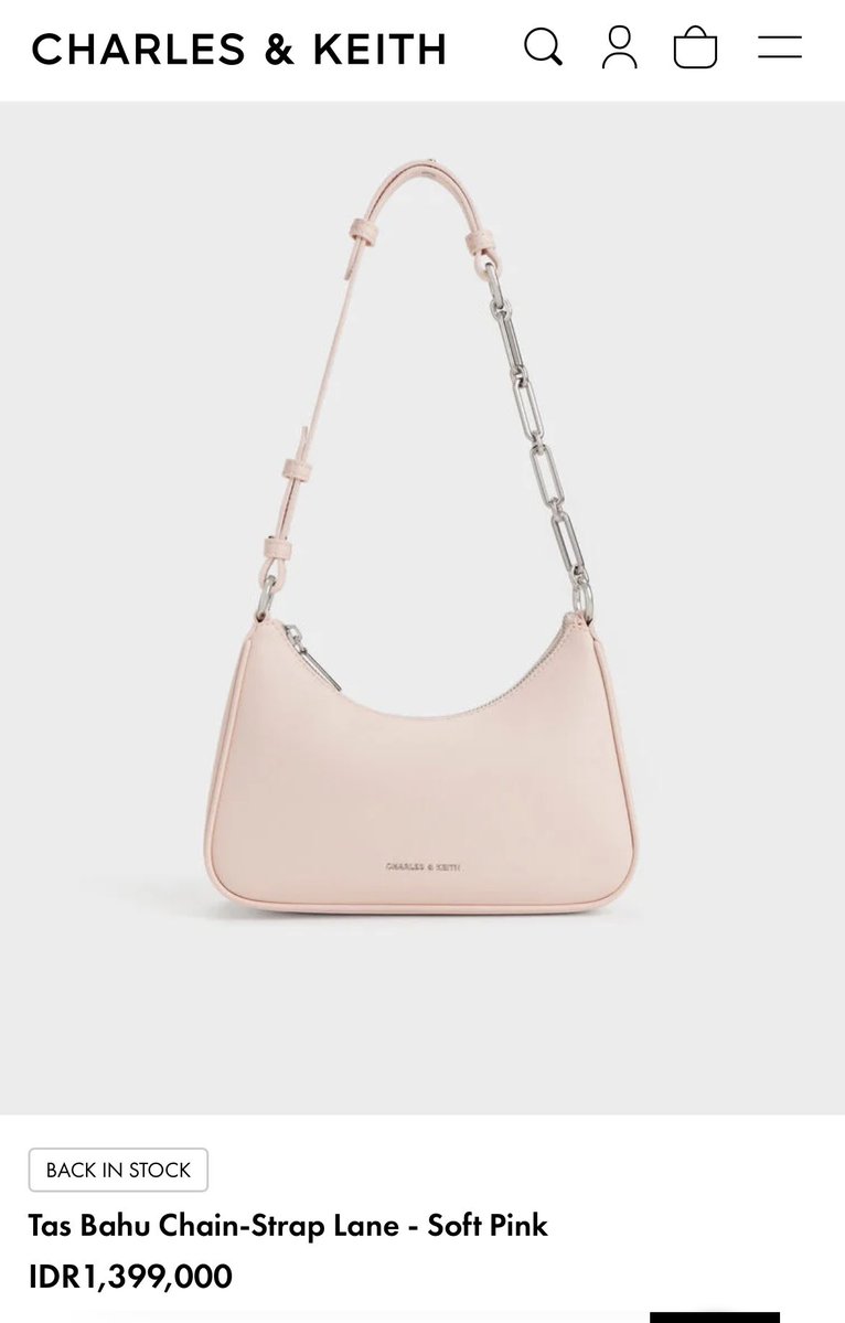 yoonhanssi's tweet photo. WTS Charles &amp; Keith Sling Bag warna Pink 

Jual di harga 1.299k boleh nego

✅Kondisi masih baru banget, belum pernah dipakai sama sekali
✅Tag masih terpasang
✅No defect,no minus,fullset
Harga beli 1.399k sama seperti di web, beli di pakuwon mall jogja 

Bisa cod jogja/via oren https://t.co/vNIYcArB9w