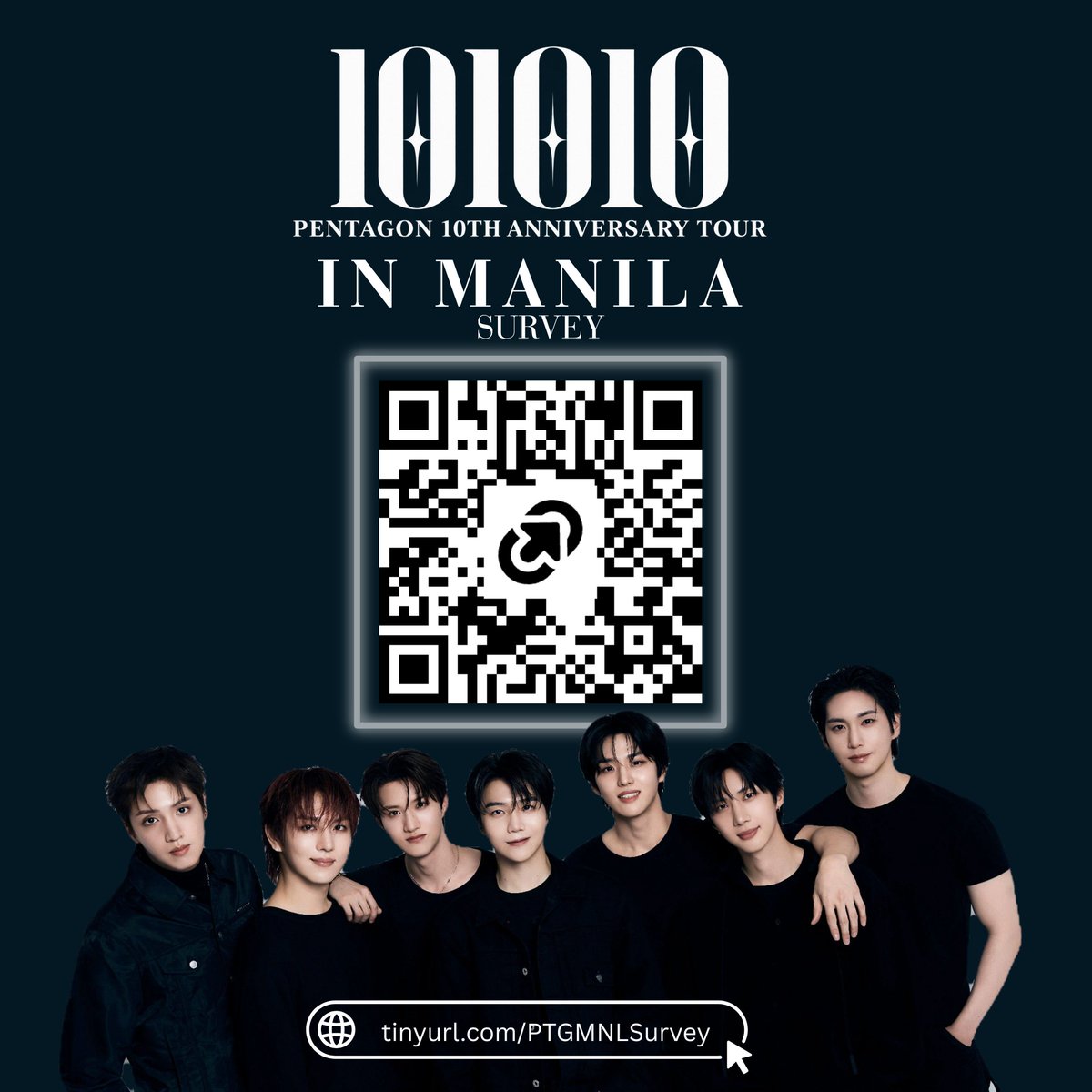 yangdoph's tweet photo. UNIVERSE! 💙 

We’re currently replying with the Pentagon in Manila survey link under PTG related videos/posts that are getting a lot of engagement! 

You can help us do the same whenever you come across one, especially on TikTok, FB, X, etc. 🥹🙏 Just please make sure to ask permission from the uploader first if it’s okay to promote/share the survey in their comments. You can also attached the photo below!

Every little boost helps us reach more! 💙 Let’s keep pushing until Sept. 30! 👆

🔗 https://t.co/msJCbOiWqu

#PENTAGON #펜타곤 #PENTAGON_101010