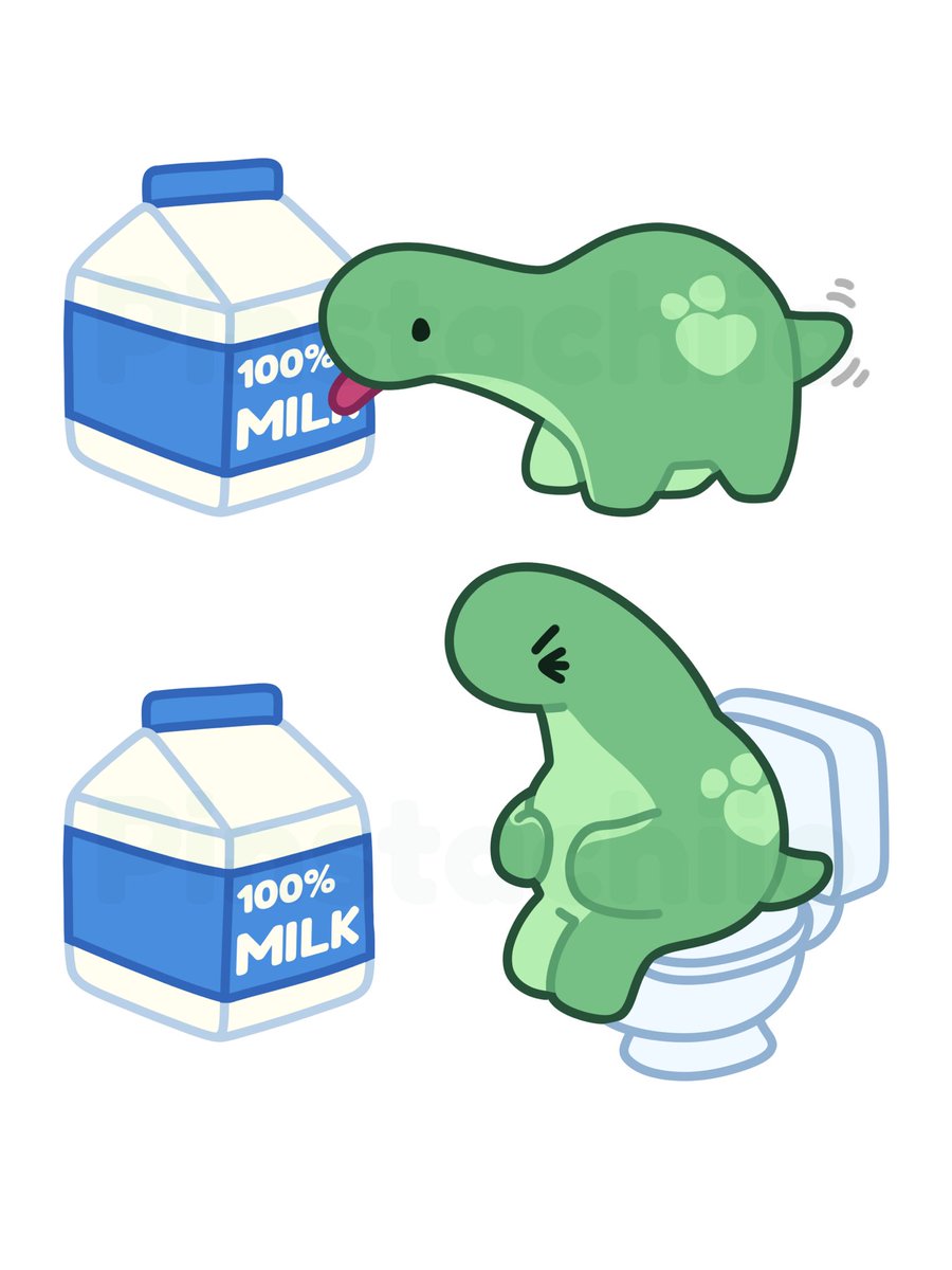 pinstachiio's tweet photo. He will never learn 🥛🧀🍦👅🦕 https://t.co/33jNmQM75g