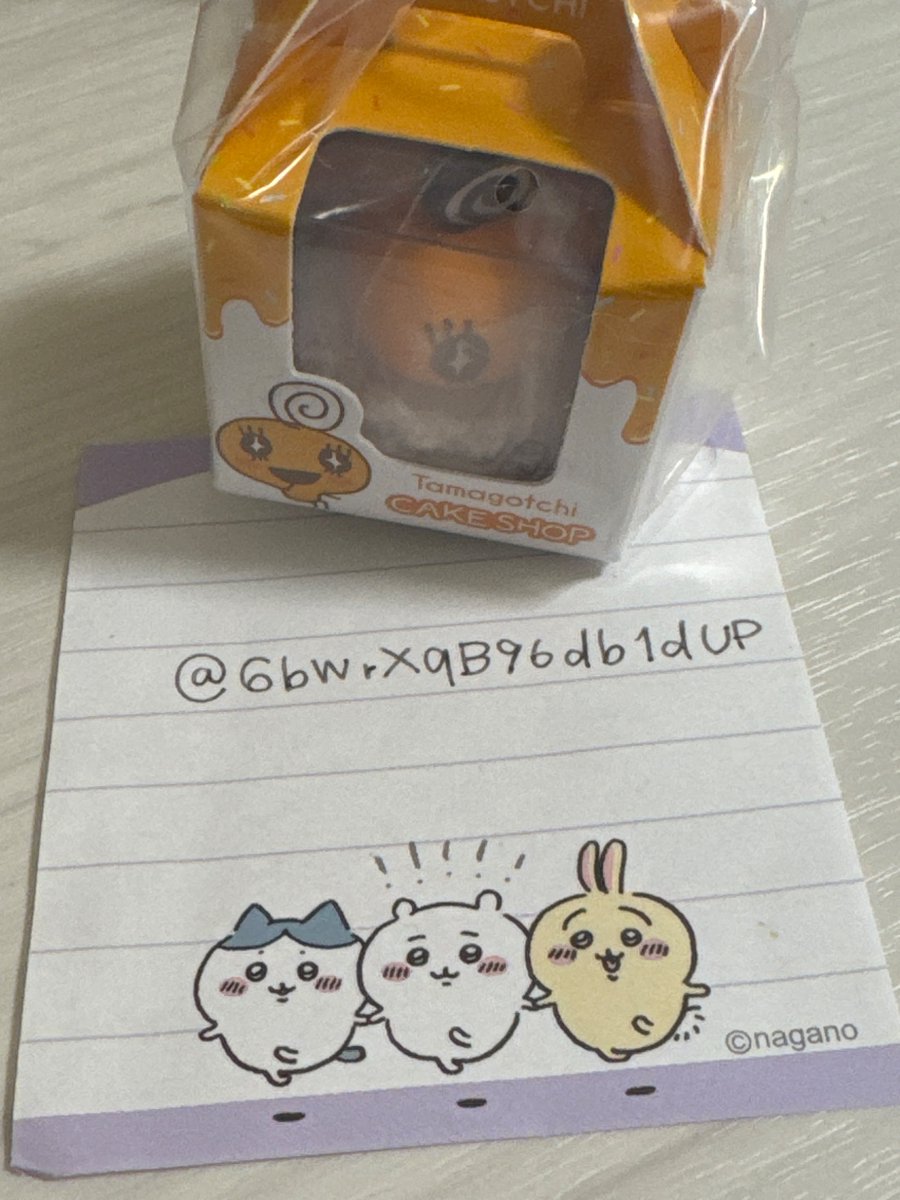 6bWrXqB96db1dUP's tweet photo. たまごっち ケーキチャームコレクション

【譲】めめっち
【求】ふらわっち

郵送希望 https://t.co/0eZOCu9huz