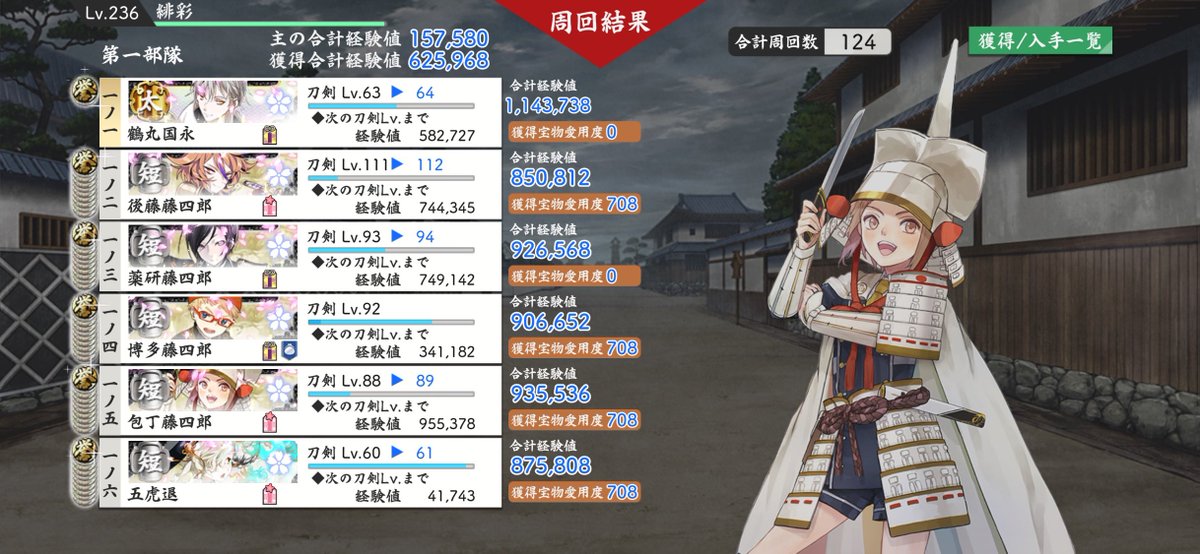 turb09_Hi's tweet photo. ごこちゃんの刀装が1個剥がれたから撤退
いやでもみんなお疲れ様🍵
これからはゆっくりしようね https://t.co/pYnfc4xkgm