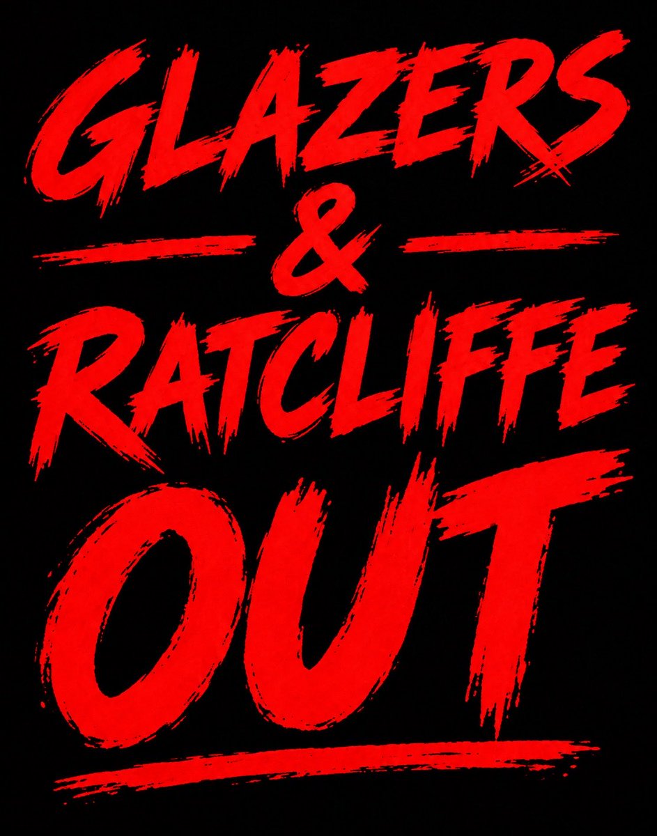 UtdMaI's tweet photo. All Manchester United fans should speak one language…

GLAZERS AND RATCLIFFE OUT! https://t.co/ixoFfLSkN0