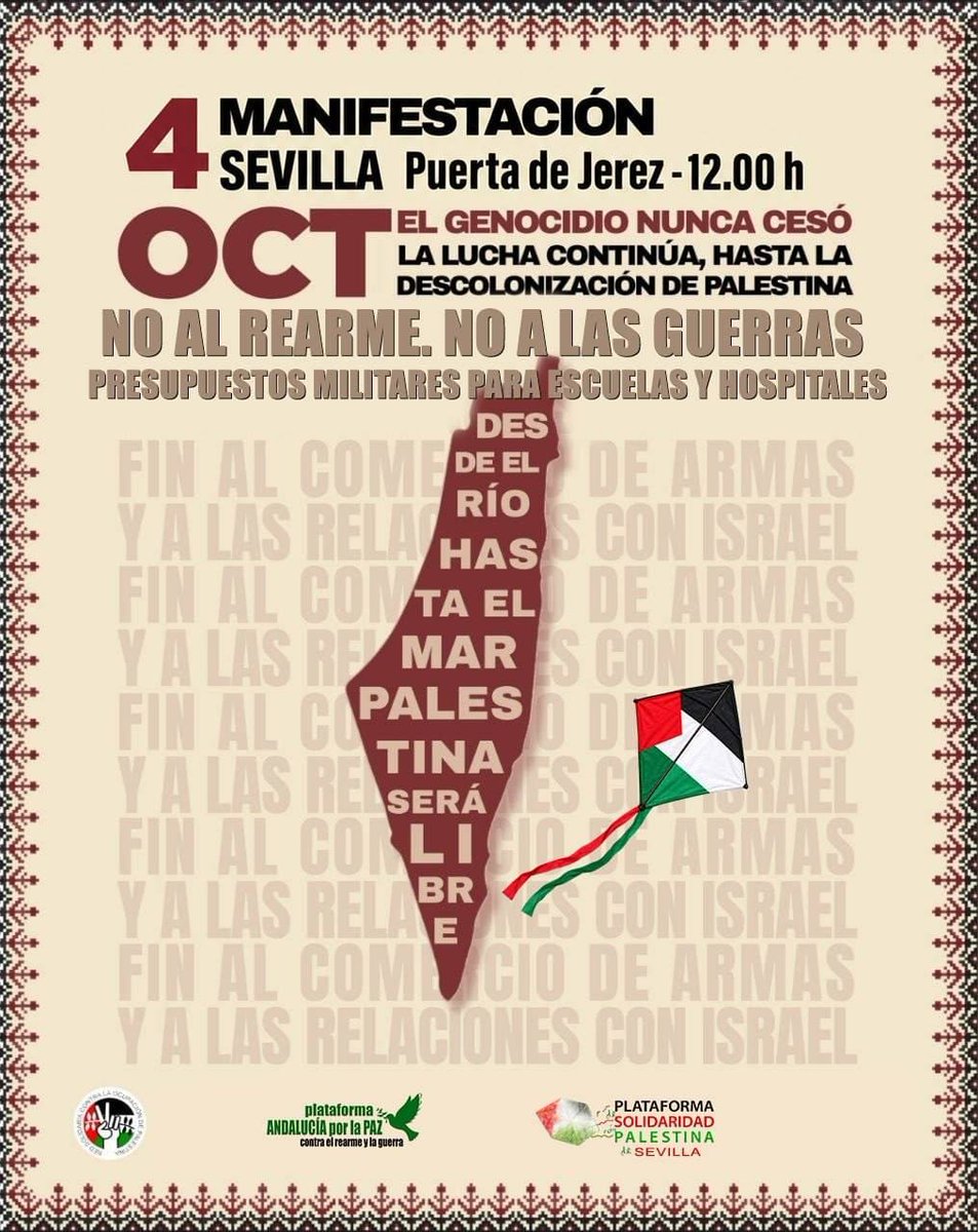 Sole5960carmo's tweet photo. #AndalucíaPorLaPaz26
#AndalucíaConPalestina26 https://t.co/y4Va4DIWKC