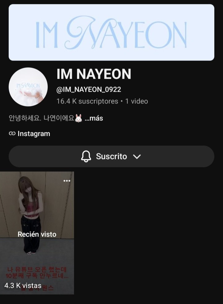 Cannvely's tweet photo. ❤️🐰 Ya se quien sera mi Youtuber favorita (dejo esto como recuerdo de cuando me suscribi, gracias nayeon  jijijiji) https://t.co/4dp0THivQV