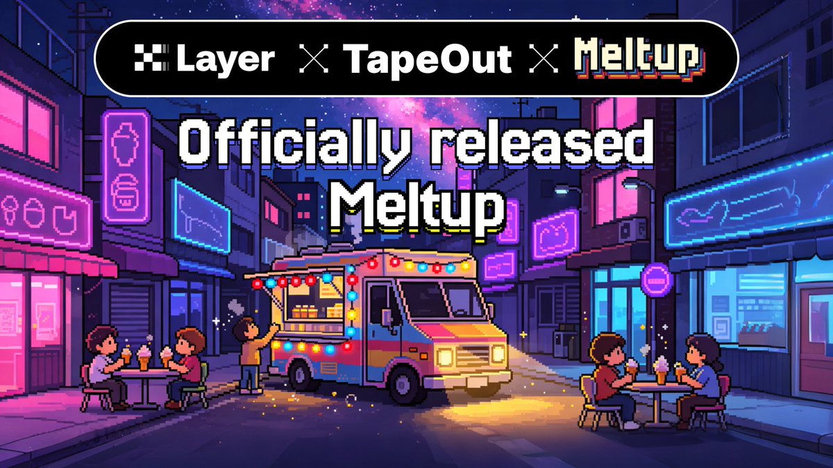 Meltup_io's tweet photo. Meltup × Tapeout — here’s a little peek at what’s next 👀

We’ve been keeping a few things under wraps. Time to share a bit.

We’re moving fast to bring Tapeout ecosystem tokens on X Layer into Meltup. $tapeoutX is already supported, and next up is support for launching NFT collections using Tapeout transistors.

We’re building an NFT × MEME launchpad that plugs directly into the Tapeout economy. Use transistors to launch and mint NFTs, trade the meme tokens, and stake to earn rewards funded by trading taxes. More ways to put transistors to use, with rewards flowing back to the people sticking around.

We’ve also got Cream Cart mode in the works 🍦

This one gives creators more room to experiment. You decide where trading taxes go and how they’re distributed. Got your own idea for how a meme economy should work? We want to give you the tools to try it.

There’s more cooking. We’ll share previews and details as things come together, so stay tuned.

And if you’ve got an idea you’d love to see on Meltup, drop it in the replies. We’re all ears — let’s build something fun together.

Bring the economy back to memes. 🍦
@zakk_okx @XLayerOfficial @Blonskr @TapeOutWorld