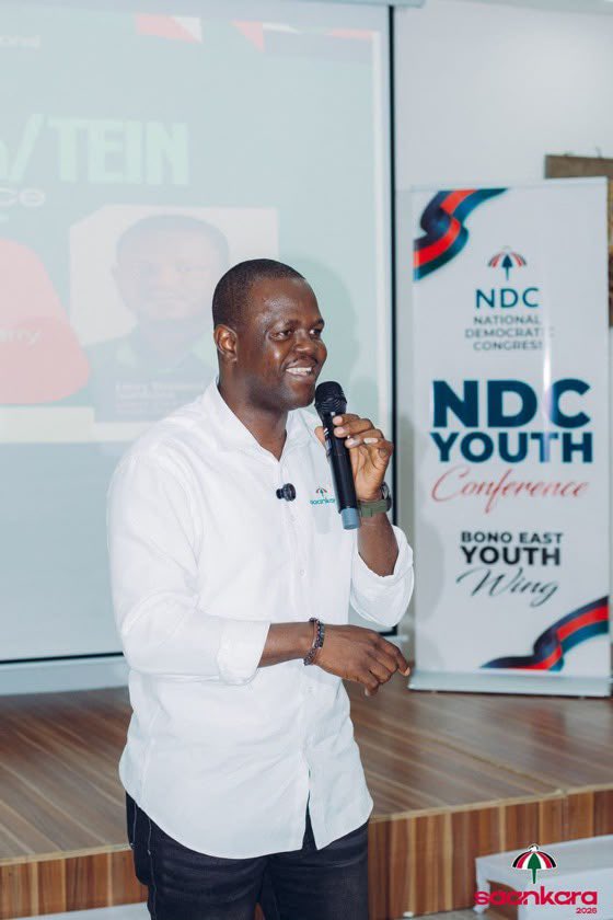 denationbuilder's tweet photo. Hon. Basiera Saankara had the privilege of joining the Bono East Regional Youth Wing for their successful Youth &amp; TEIN Conference, which brought together Constituency Youth Organisers, Regional Youth Executives and TEIN Executives across the region. #Saankara4NYO #TeamSaankara https://t.co/1VtUIFvcXM
