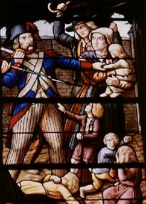 SaintMontjoie's tweet photo. 22 septembre 1792, proclamation de la 1ère république (1792-1804)
• Terreur, guerres, loi des suspects, régicide, génocide, chasse aux catholiques : 800 000 morts.
• Hyperinflation : un panier de 100 livres en 1790 en vaut 40 000 en 1796.
• Pénuries avec la loi du Maximum général. Misère généralisée.
• Banqueroute des deux tiers : l'État n'honore qu'un tiers de la dette publique (environ 4 milliards). C'est l'un des plus grands défauts de l'histoire française.
• Commerce extérieur cassé : perte des colonies (Saint-Domingue), blocus, effondrement du luxe et d'une partie de l'industrie urbaine.
• Campagnes saignées : levées d'hommes, réquisitions de grains, insécurité.