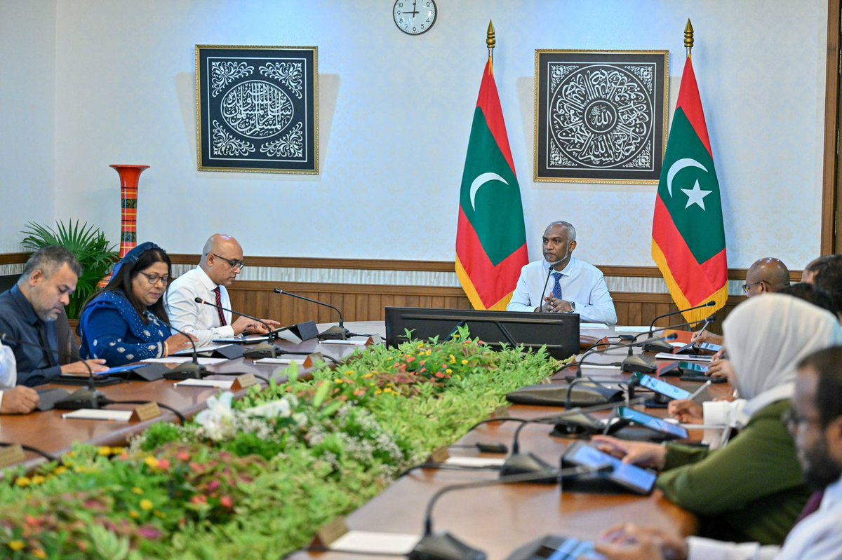 presidencymv's tweet photo. "އޮޕްޝަނަލް ޕްރޮޓޮކޯލް ޓު ދަ ކޮންވެންޝަން އޮން ދަ ރައިޓްސް އޮފް ޕަރސަންސް ވިތް ޑިސްއެބިލިޓީ" ގައި ދިވެހިރާއްޖެއިން ބައިވެރިވުމަށް ވަޒީރުންގެ މަޖ��ލީހުން ނިންމަވައިފި  https://t.co/YJMx7nuCSQ https://t.co/X87MAFYmlM