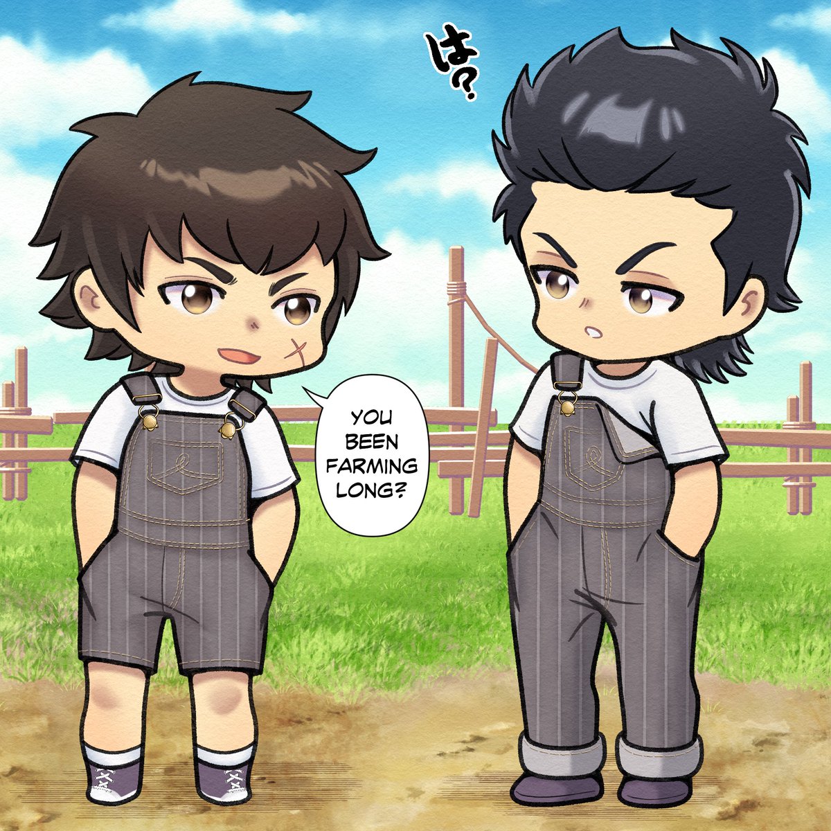 Daiyanerd's tweet photo. When I was a kid my grandpaw had this on his wall, and I thought it would be cute to do with Sanada and Raichi 
#daiyanoace #AceOfTheDiamond #ダイヤのA https://t.co/IuGmScj8ax
