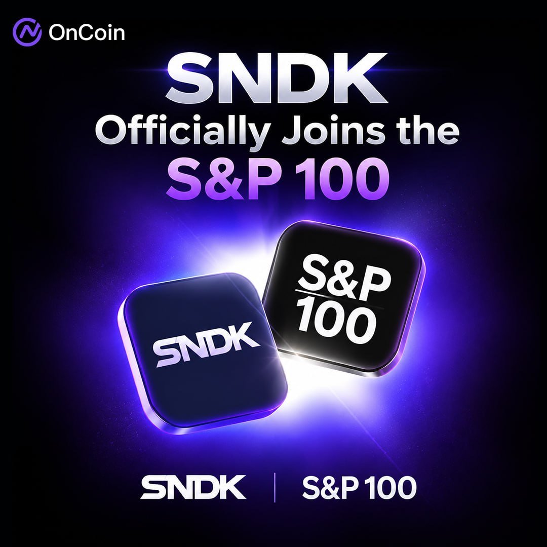 OnCoinLive_'s tweet photo. AI isn’t just about GPUs anymore. 👀
SanDisk just got added to the S&P 100   and the stock jumped nearly 11% on the day.

The index inclusion is news. The real story is the industry logic behind it: as AI data centers keep expanding, storage demand is rising with them.

From GPUs to servers to storage, AI infrastructure is passing the rally down the supply chain, layer by layer.

Whether $SNDK can keep delivering on that thesis is the part worth watching. 📈

#AI #SNDK #SP100 #DataCenter #Storage #oncoin #Web3