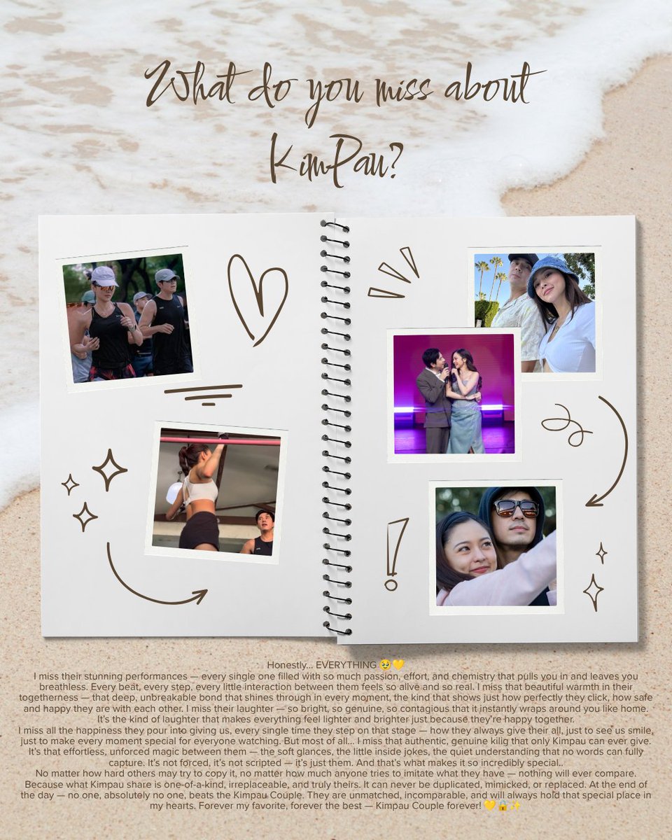 crochetereliza's tweet photo. I miss EVERYTHING about Kimpau. Their performances,how they care to each other,their laughter,and the happiness they bring to us.But most of all the real &amp; authentic kilig only they have.Nothing and no one can beat Kimpau Couple.✨

#WeMissYouKimPau
#APerfectMarriage
@_jeheyniii https://t.co/6m0tOZoicw